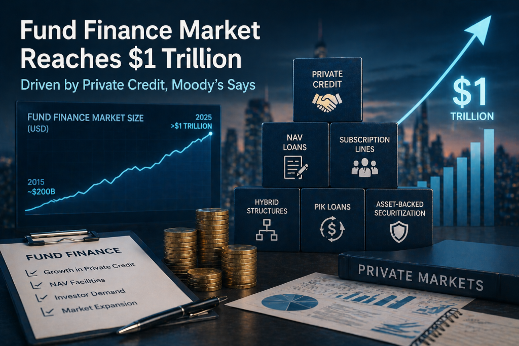 Fund Finance Market Tops $1 Trillion as Private Credit Demand Accelerates, Moody’s Says