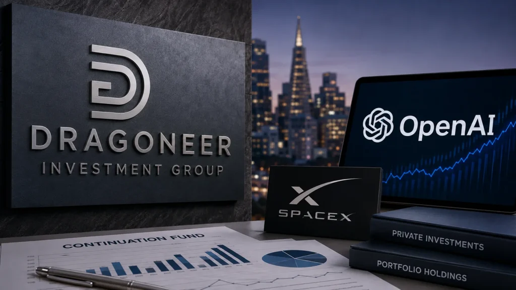 Dragoneer Investment Group continuation fund representing private technology investments including OpenAI and late-stage growth assets.