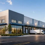 Modern logistics facilities in Japan representing Ares Management’s ¥612 billion Japan Logistics Development Partners V real estate fund