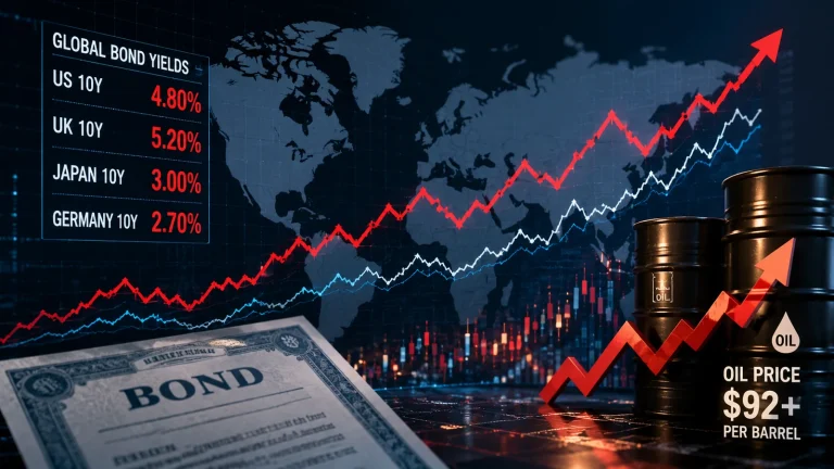 Global bond market selloff and rising government yields representing higher financing costs for private equity, private credit and alternative investments
