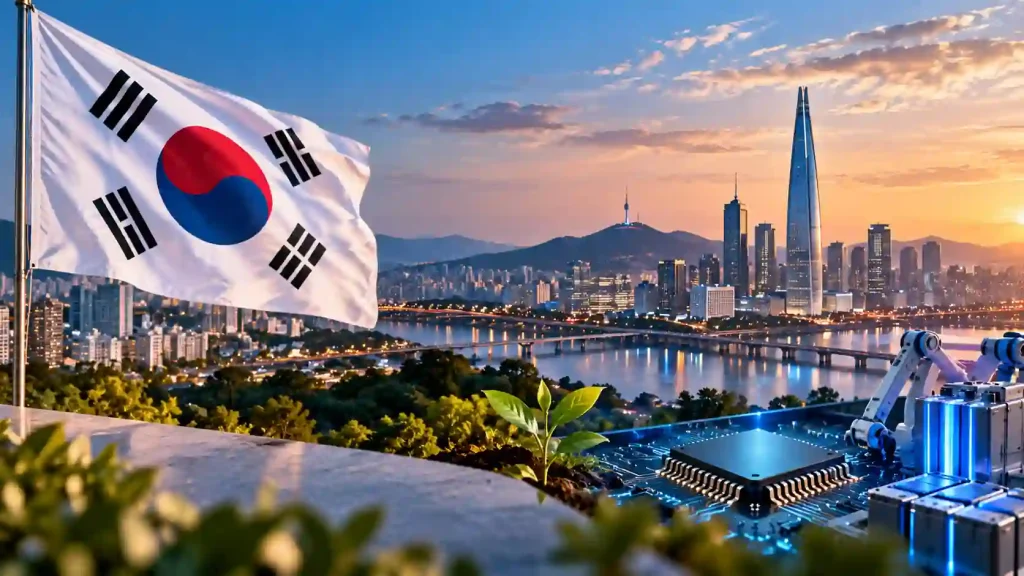 South Korea investment market representing a 600 billion won retail growth fund targeting AI, semiconductors and strategic industries