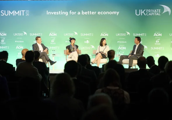 UK Private Capital Summit 2026 in London discussing artificial intelligence, investment, productivity and commercializing British innovation