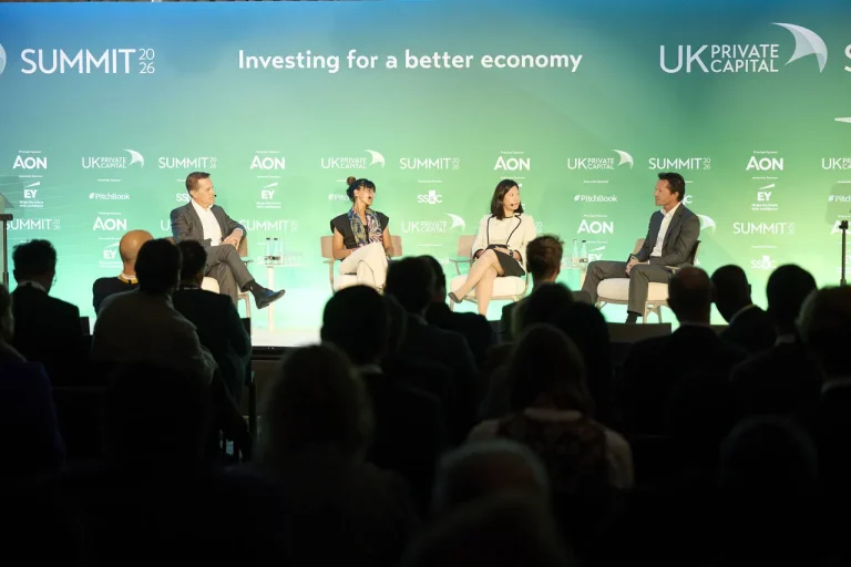 UK Private Capital Summit 2026 in London discussing artificial intelligence, investment, productivity and commercializing British innovation