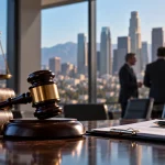 Modern American law firm offices representing Charlesbank Capital Partners' investment in WSHB and private equity expansion into US insurance defense legal services.