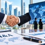 Global mergers and acquisitions market analysis showing record megadeal activity in 2026 and weaker stock-market performance among corporate acquirers.