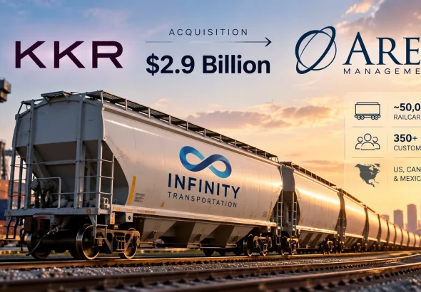 KKR's $2.9 billion sale of Infinity Transportation to Ares Management.